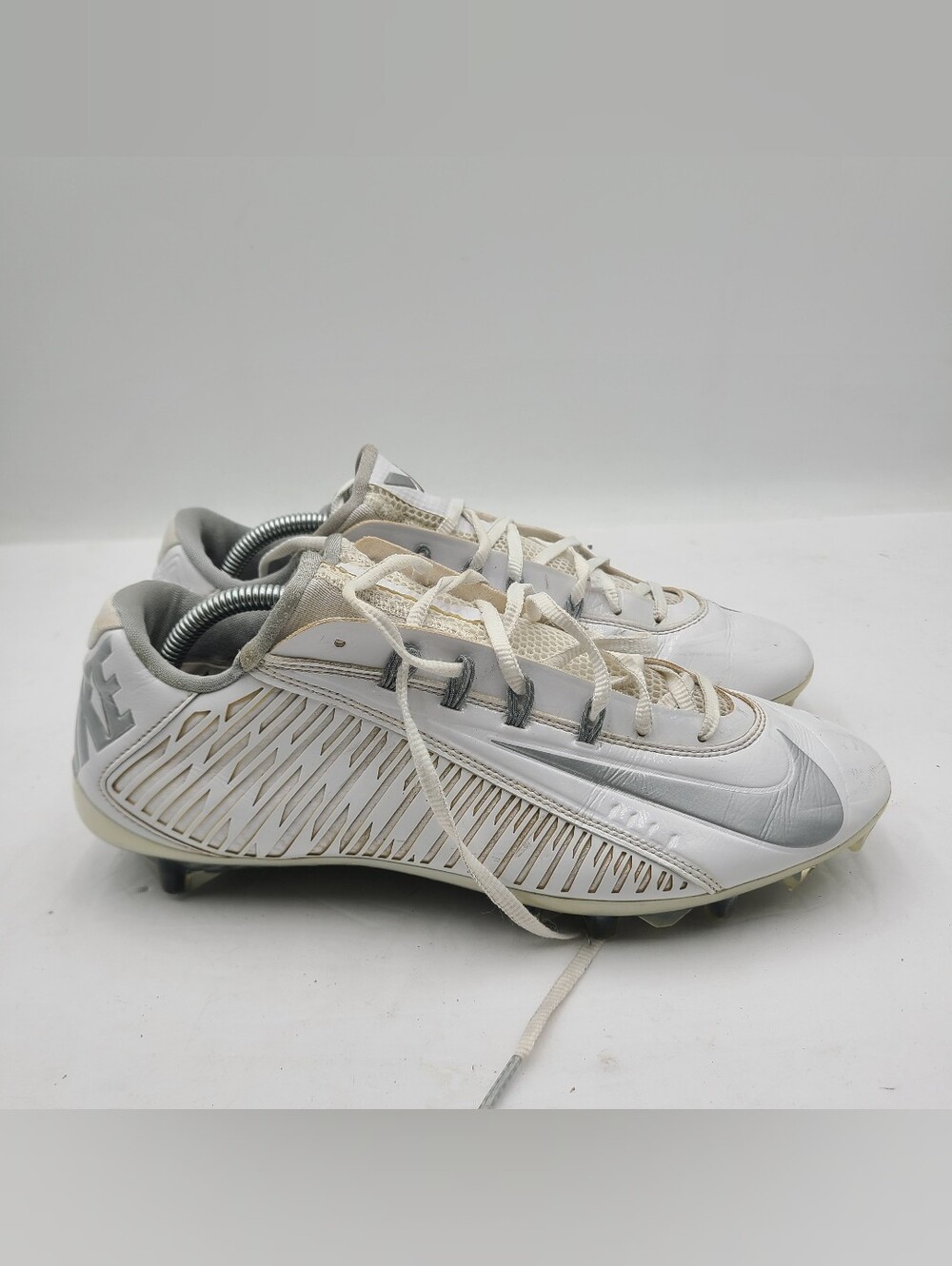 b50 Size 10.5 Nike Vapor Carbon Elite 2014 TD Football Cleats White 684668-100